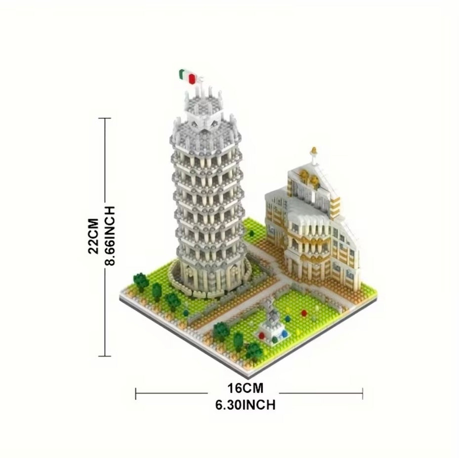 Наклонената кула в Пиза - 1600 части