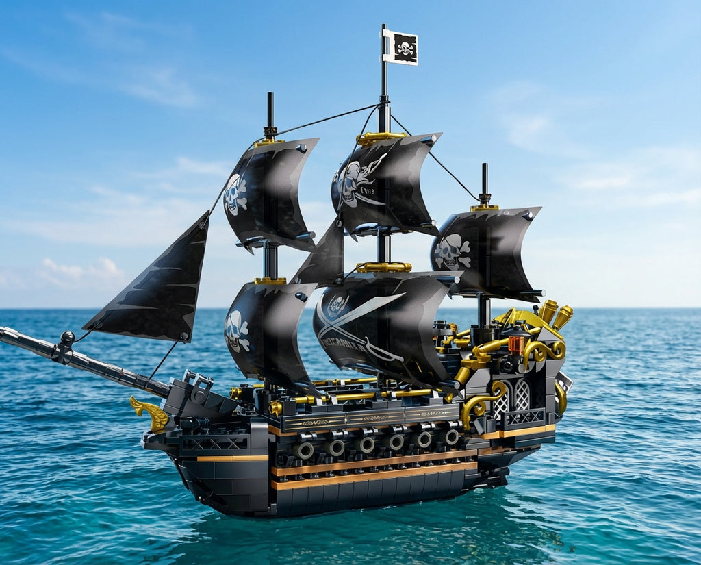 Пиратски кораб - 1800 части
