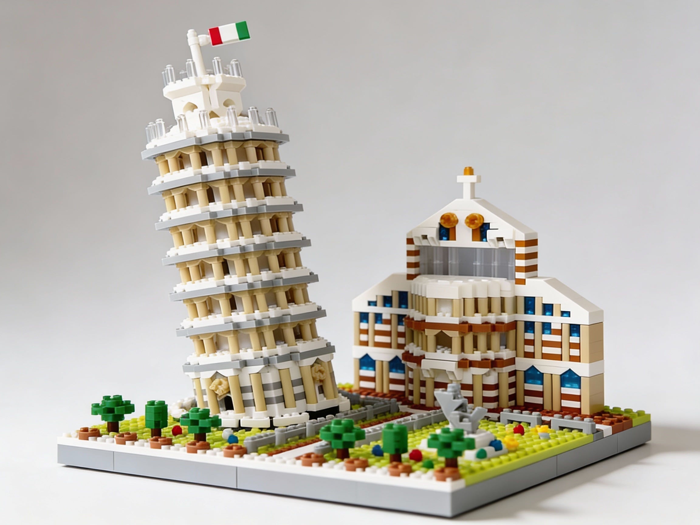 Наклонената кула в Пиза - 1600 части